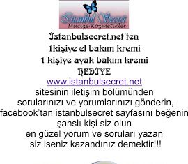 İstanbulsecret.net ile 2 kişiye hediyelerimiz var