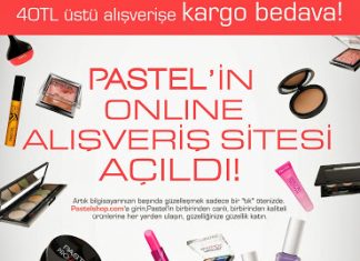 Artık PASTEL online alışveriş sitesi var!!!
