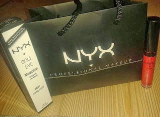 NYX Professional Makup Lipgloss ve Long Lash mascara