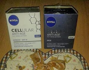 NIVEA CELLULAR ANTI-AGE GECE VE GÜNDÜZ KREMLERİM