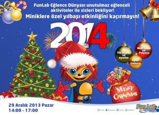 “FUN LAB” TEN MİNİKLERE ÖZEL YILBAŞI ETKİNLİĞİ!
