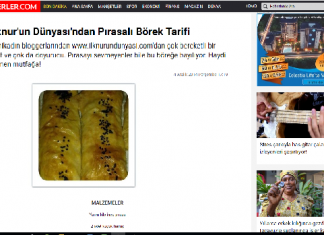 Pırasalı Börek Tarifim Haberler.com da