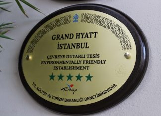 YEŞİL YILDIZ’LI GRAND HYATT ISTANBUL