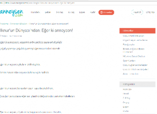 Anneysen.com da ilknurun Dünyası