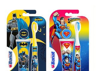 Batman ve Superman ağız bakım seti
