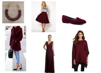 Sonbaharın moda rengi bordo
