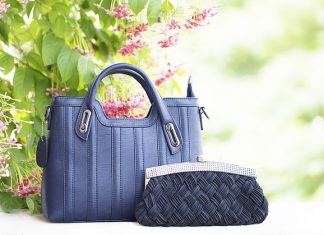 2018 çanta modası mavi çanta, clutch