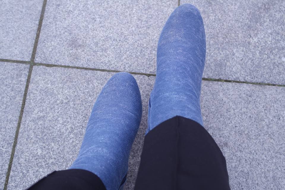jean bootie, kot çizme, kot ayakkabı