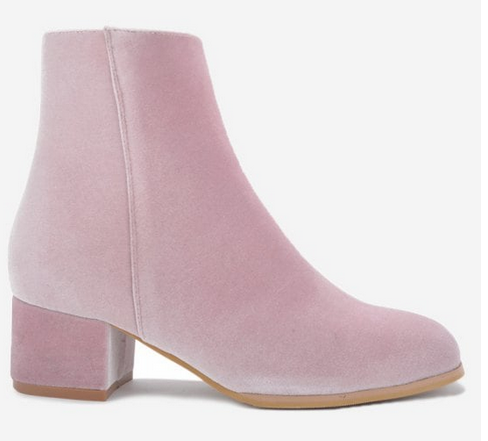 pembe, süet, bot, kışlık renkli botlar