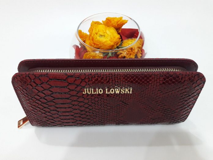 Julio Lowski bordo cüzdan