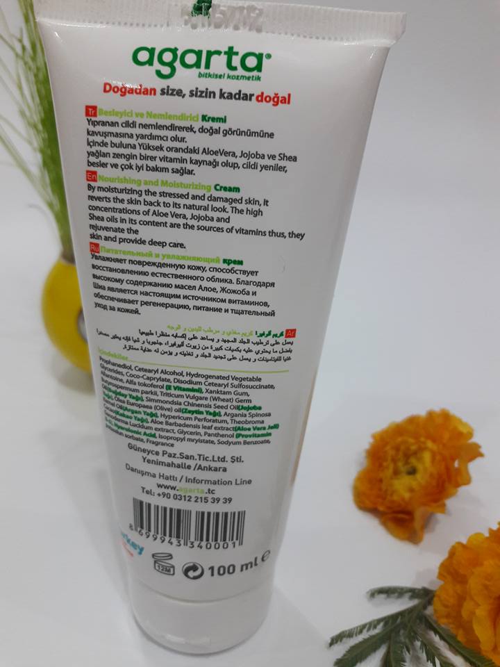 agarta besleyici nemlendirici cilt kremi, nemlendirici krem, cilt kremi, besleyici krem, agarta bitkisel kozmetik