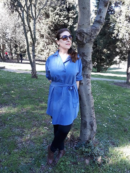 mkavi tunik, mavi gömlek, uzun gömlek modelleri, mavi tunik, tunik modelleri, zaful,