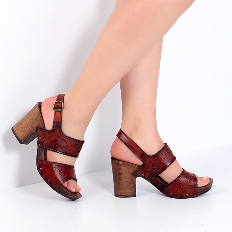 taba rengi platform ayakkabı