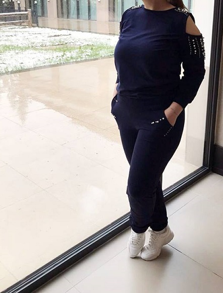 inci detaylı eşofman takımı