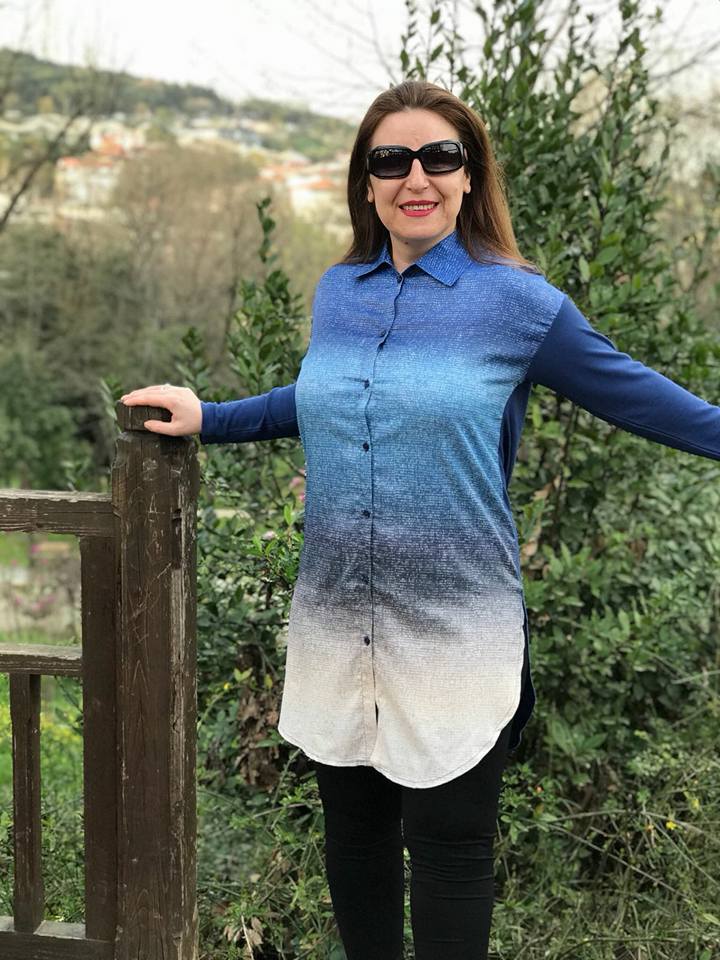 tunik mavi