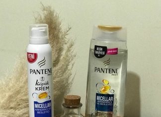 Micellar artık Pantene şişelerinde