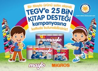 Maylo ürünlerinin geliri çocuklara kitap olarak dönecek