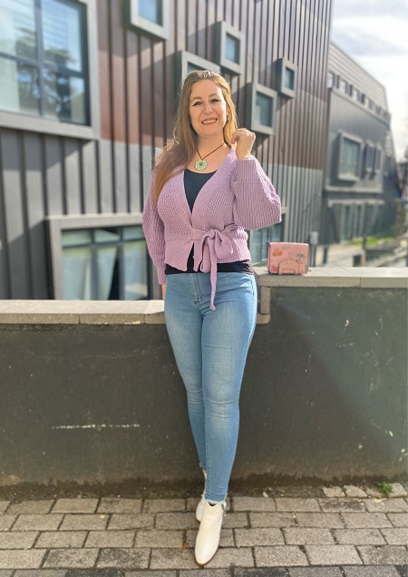 paçası püsküllü skinny jean pantolon