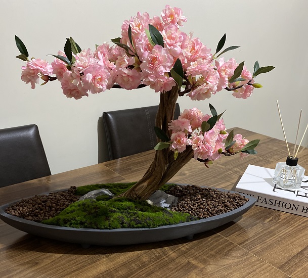 yapay sakura bonsai ağaç