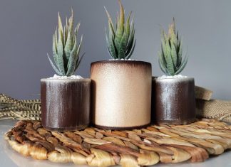 Dekoratif beton saksı modelleri dekoratif beton saksı