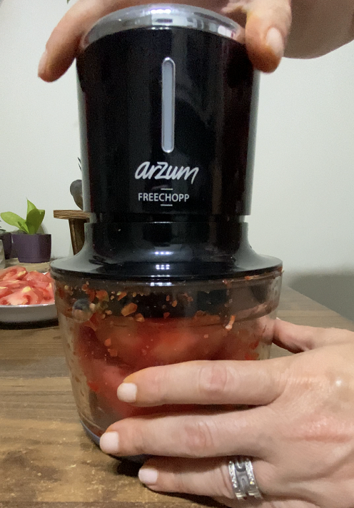 Freechopp Cam Hazneli Şarjlı Doğrayıcı