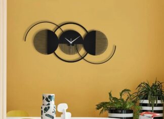 Equilibre Art Design ile evinize estetik dokunuş tasarım duvar saati